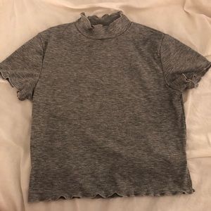 Mock neck crop top🖤